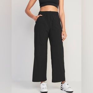 High-Waisted StretchTech cropped Wide-Leg Pants for Women